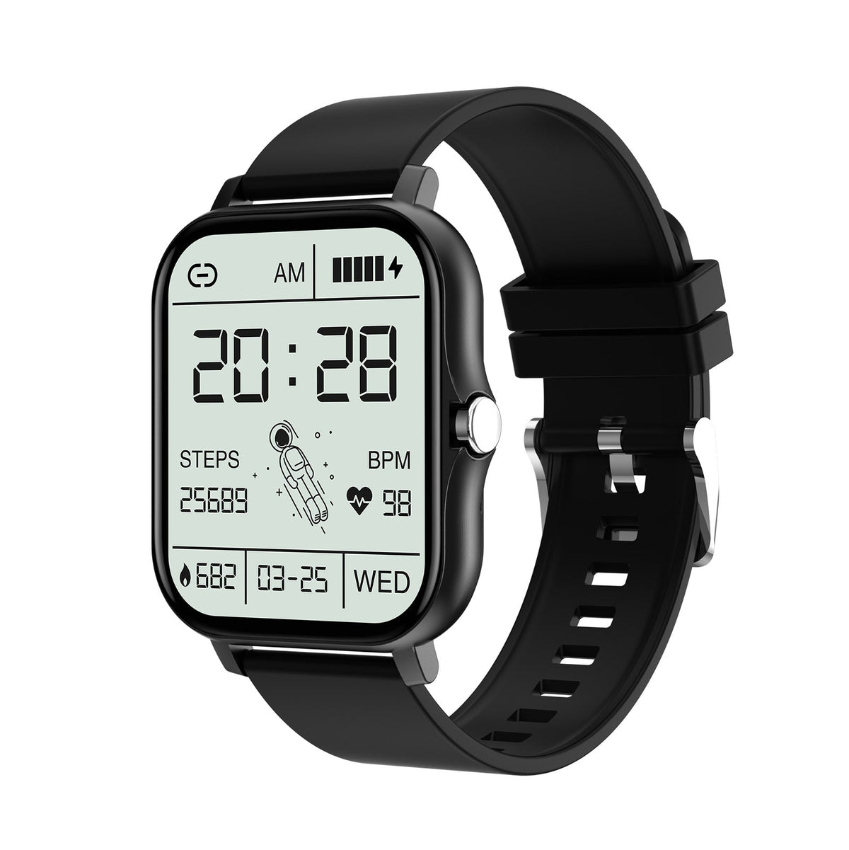 Women's IP68 Smart Watch with Bluetooth, Heart Rate Monitor & Fitness Tracker