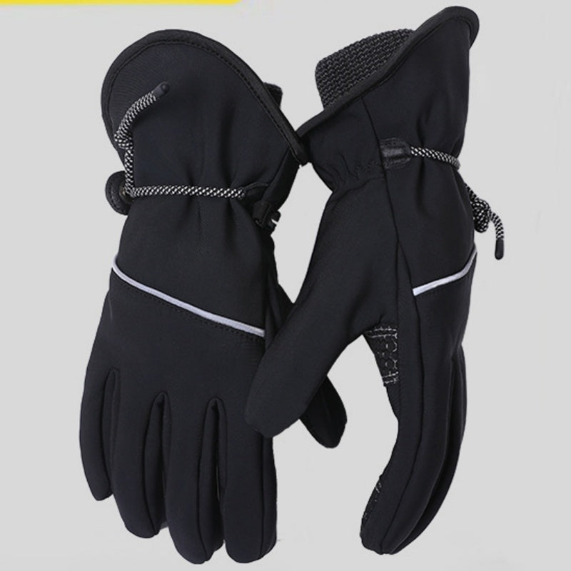 Men's Fleece-Lined Ski Gloves