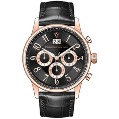 Christian Van Sant Men's Heritage - Black Dial - 50m