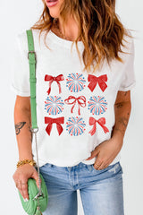 Women's Cute Bow Graphic T-Shirt
