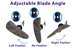 Sea Eagle Boats 8' 4 Part Asymmetrical Aluminum/Fiberglass Paddle