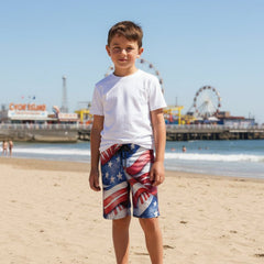 Boy's Americana Board Shorts