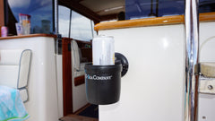 E-Sea Cup Adjustable-Suction Mounted Adjustable Angle Cup Holder-Black