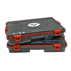 Vibe Kayaks Waterproof 4 Clasp Tackle Tray (2 pk)
