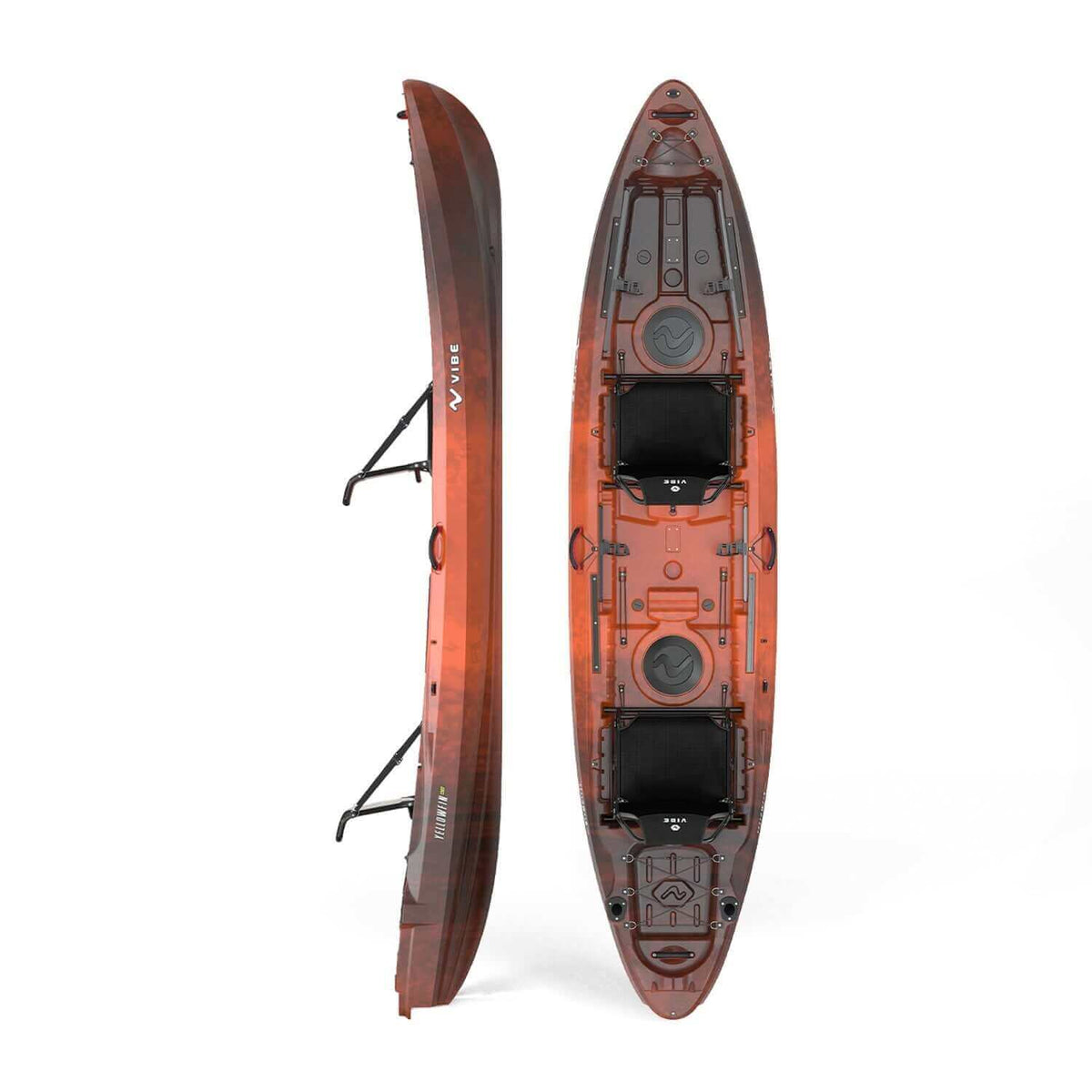 13 Foot Vibe Kayaks | Yellowfin 130T Tandem Kayak