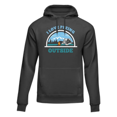 Outdoorzees Unisex 'I Love Peeing Outside' Fleece Hoodie