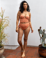 Women's 'Gigi' Rouched Swim Shorts