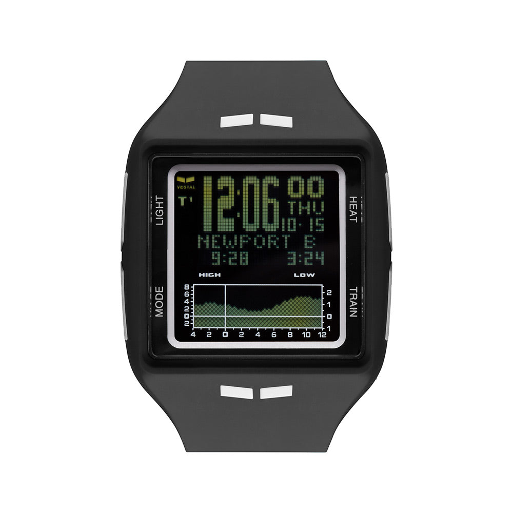 Vestal Watch Unisex BRIG TIDE & TRAIN - Black/White