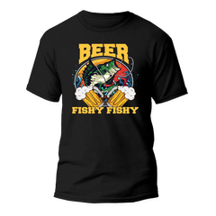 Outdoorzees Unisex 'Beer Fishy Fishy' v2 T-Shirt