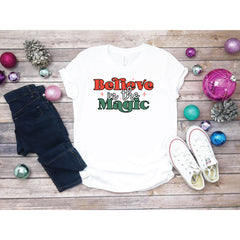 CHRISTMAS Unisex Kid's/Adult's 'Believe In The Magic' T-Shirt
