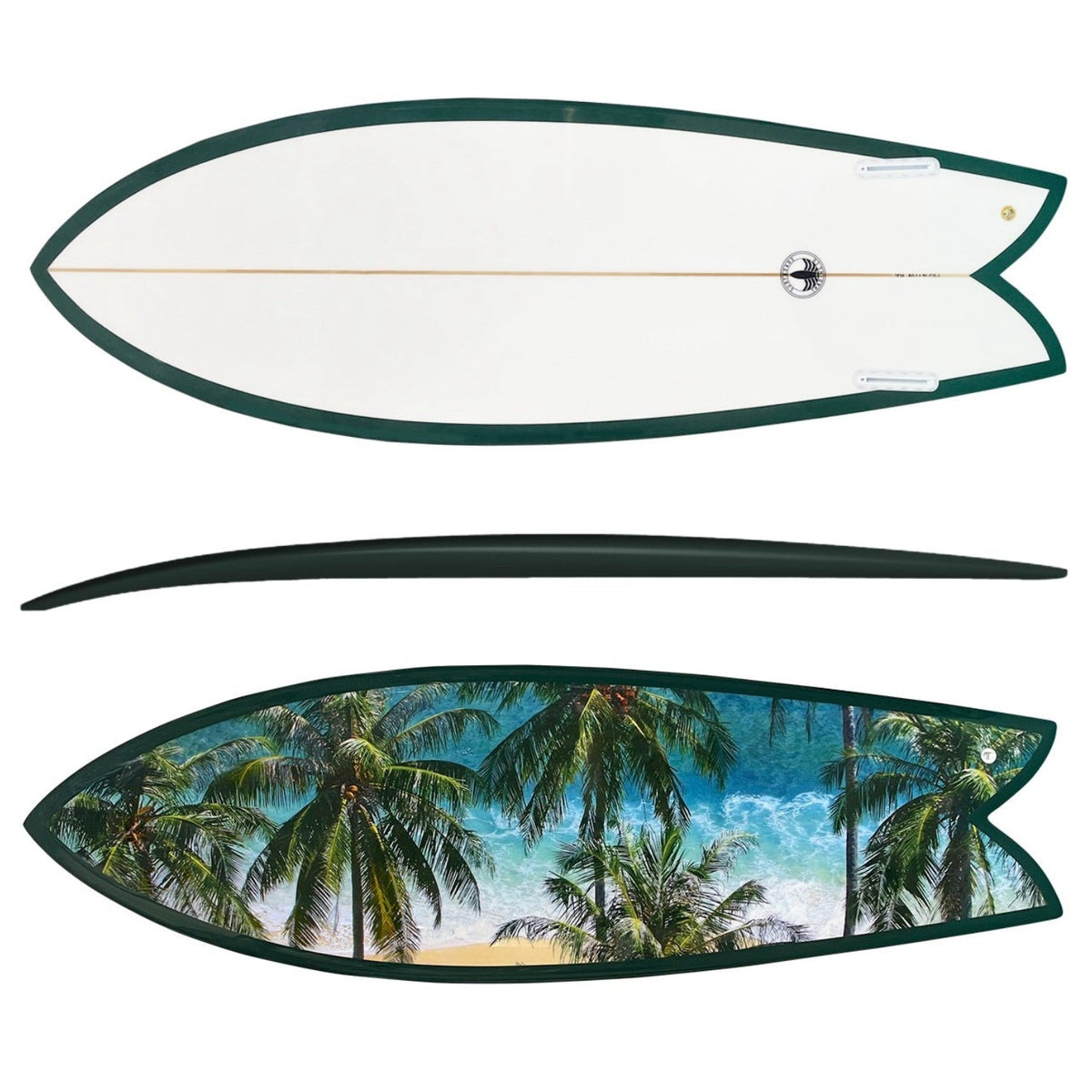 Palm Trees by Ben Hicks – Limited Edition Surfboard Art