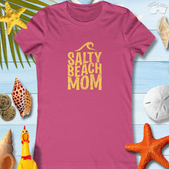 Women's 'Salty Beach Mom' Beachy Tee