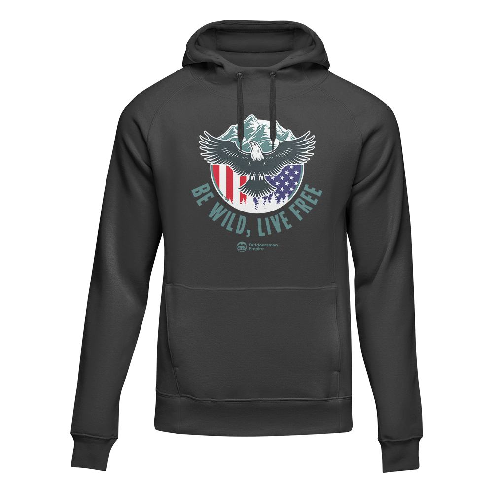 Outdoorzees Unisex 'Be Wild, Live Free' Hoodie