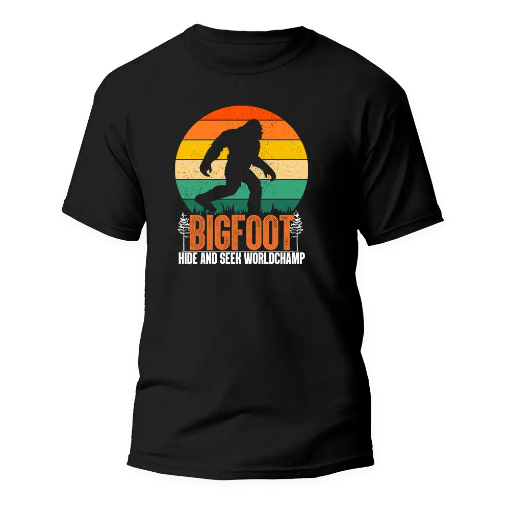 Outdoorzees Unisex 'Bigfoot Hide And Seek' T-Shirt