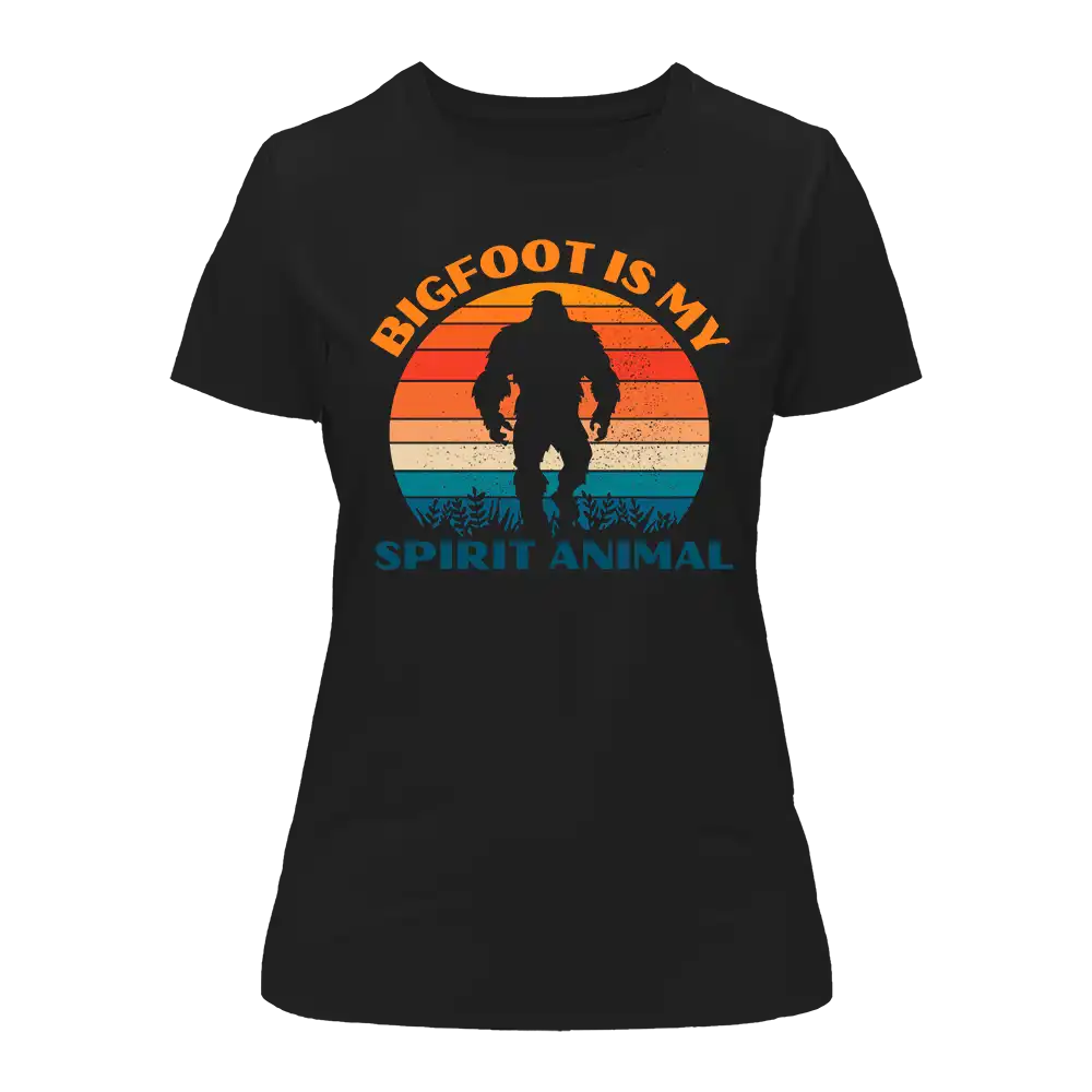 Outdoorzees Women's 'Bigfoot Is My Spirit Animal' T-Shirt