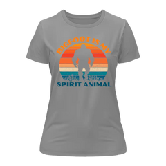 Outdoorzees Women's 'Bigfoot Is My Spirit Animal' T-Shirt