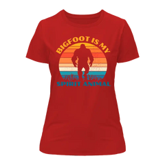 Outdoorzees Women's 'Bigfoot Is My Spirit Animal' T-Shirt