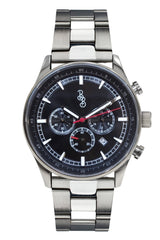 Beyond Boring Watch Company Men's Sport Chronograph - Black Dial - 100m