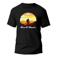 Outdoorzees Unisex 'Born To Wander' T-Shirt