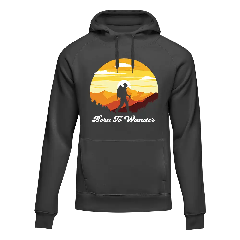 Outdoorzees Unisex 'Born To Wander' Hoodie
