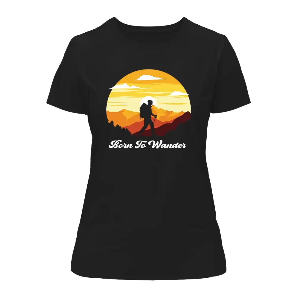 Outdoorzees Women's 'Born To Wander' T-Shirt