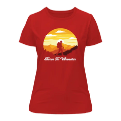 Outdoorzees Women's 'Born To Wander' T-Shirt
