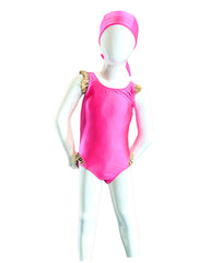 Girl's One-Piece Swimsuit - Shine Pink