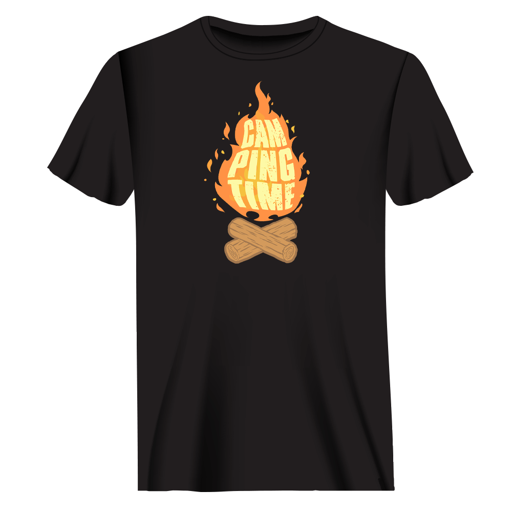 Outdoorzees Unisex Camp Fire T-Shirt