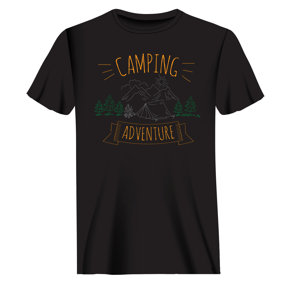 Outdoorzees Unisex 'Camping Adventure' T-Shirt