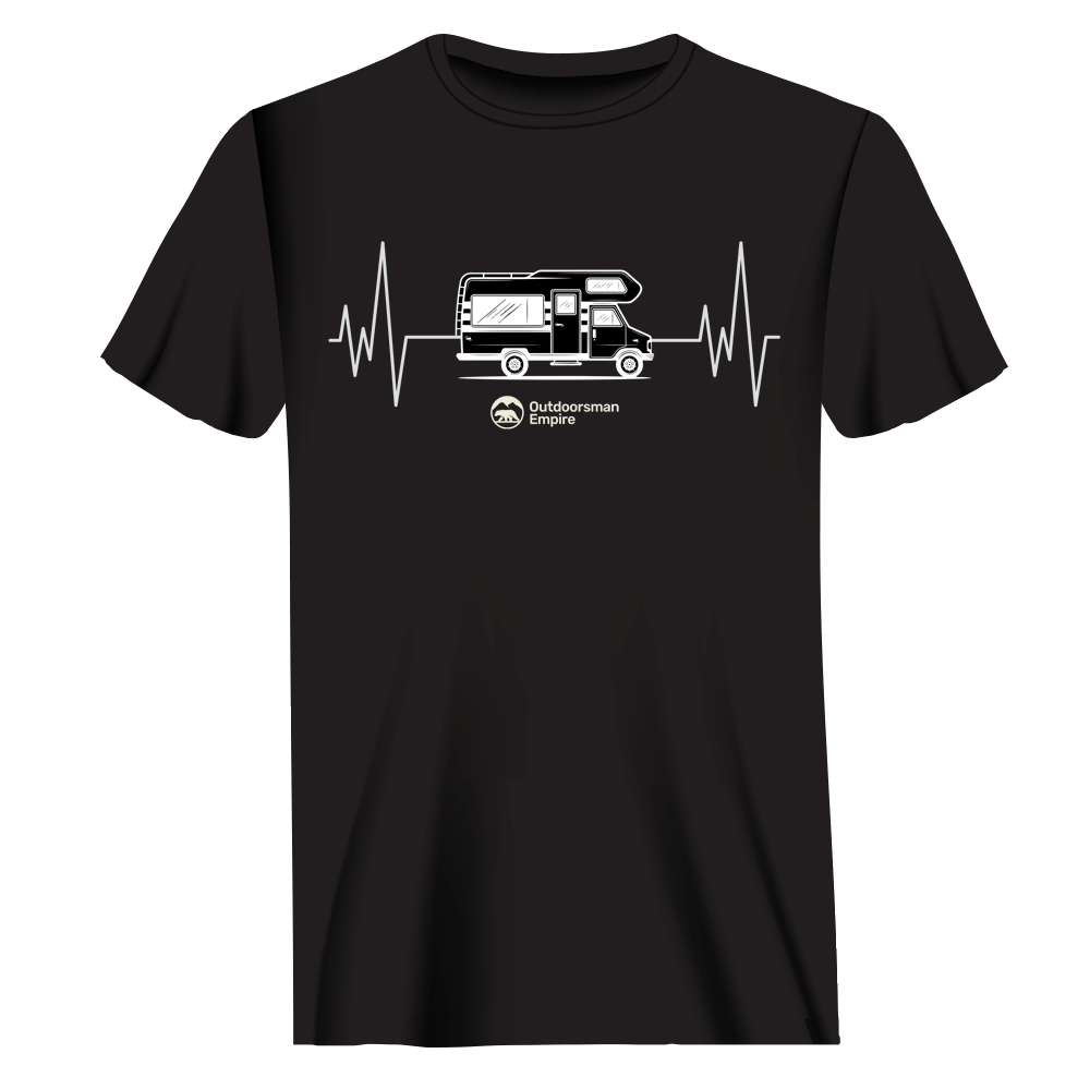 Outdoorzees Unisex Camping Cardiogram T-Shirt
