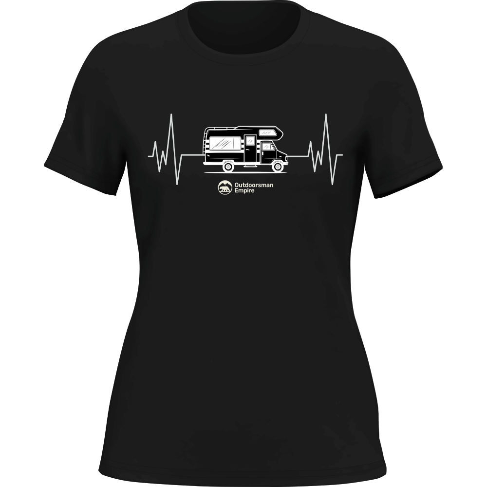 Outdoorzees Women's Camping Cardiogram T-Shirt