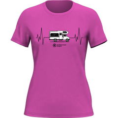 Outdoorzees Women's Camping Cardiogram T-Shirt