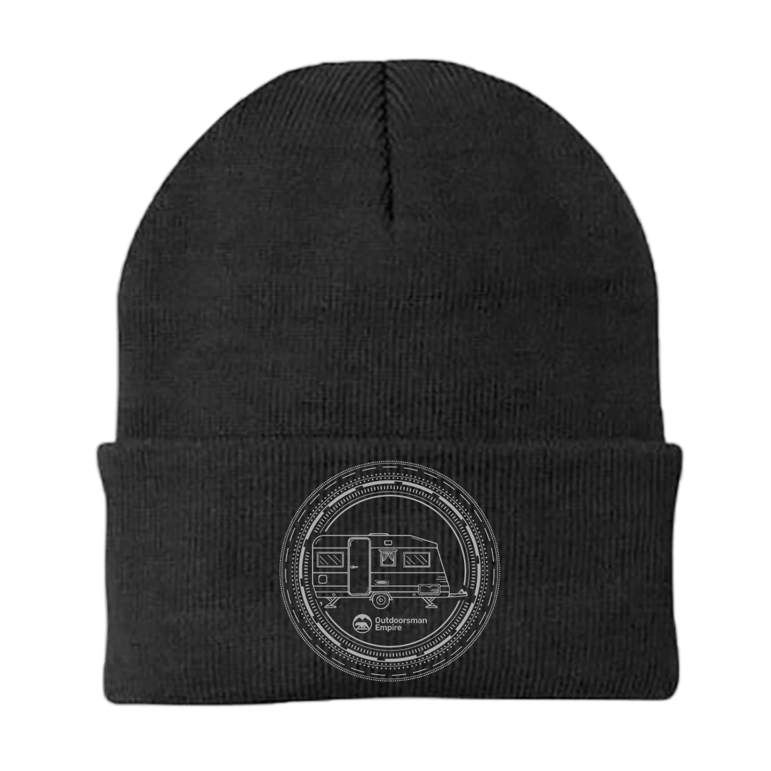 Outdoorzees Unisex Camping Kaleidoscope Embroidered Beanie