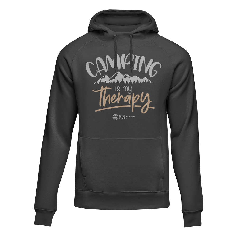 Outdoorzees Unisex 'Camping Is My Therapy' Hoodie