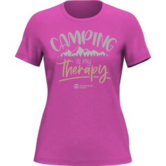 Outdoorzees Women's 'Camping Is My Therapy' T-Shirt