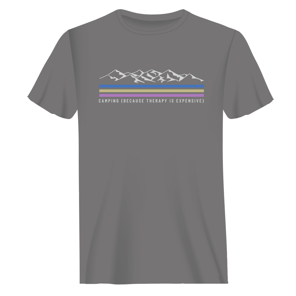 Outdoorzees Unisex Camping Lines T-Shirt