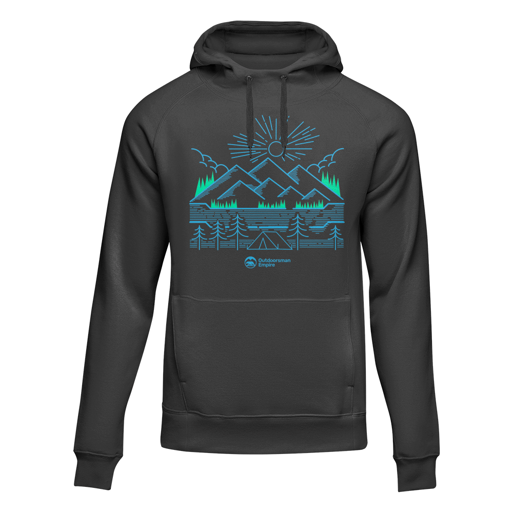 Outdoorzees Unisex Camping Lines Hoodie