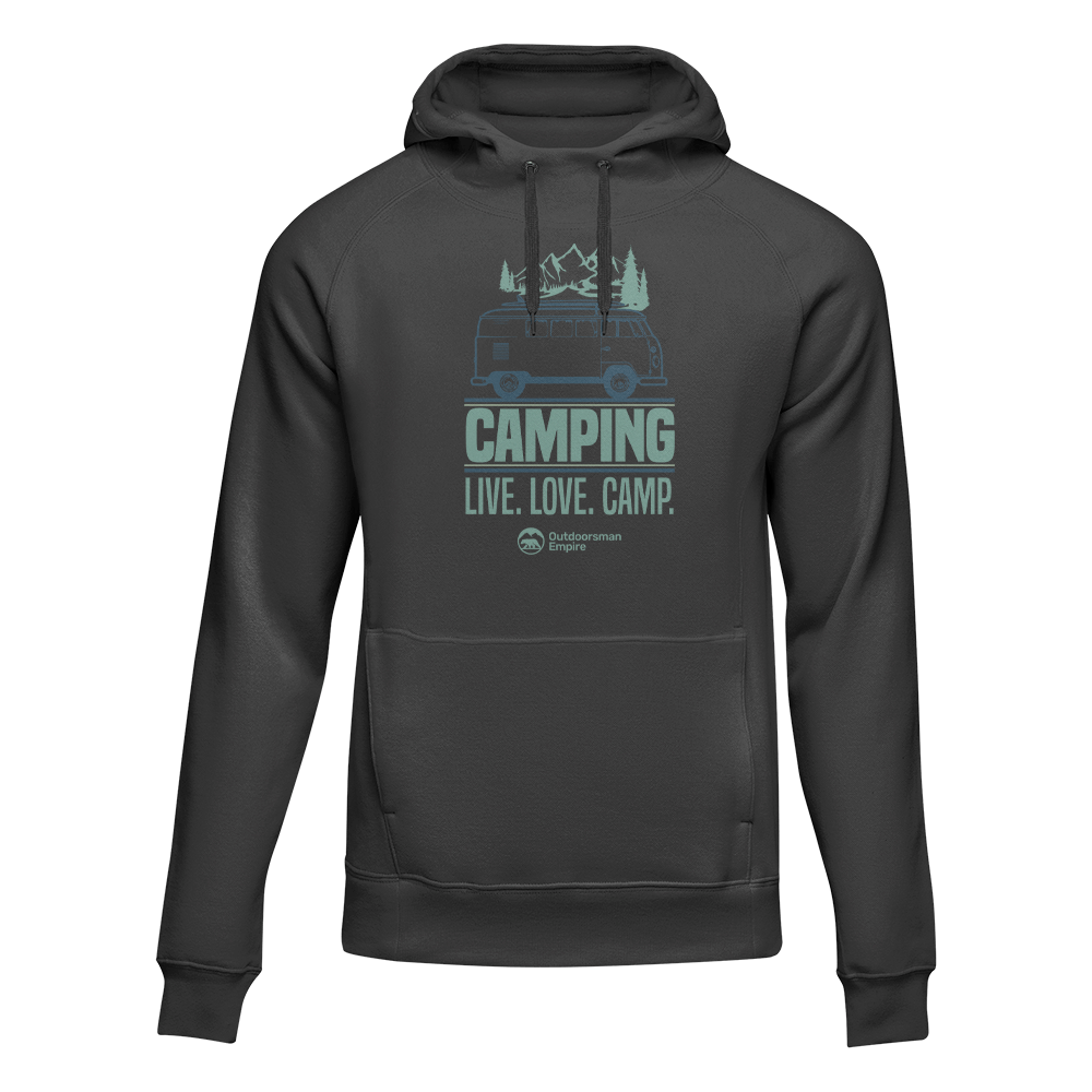 Outdoorzees Unisex 'Camping Live Love Camp' Hoodie