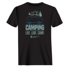 Outdoorzees Unisex 'Camping Live Love Camp' T-Shirt