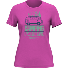 Outdoorzees Women's 'Camping Live Love Camp' T-Shirt