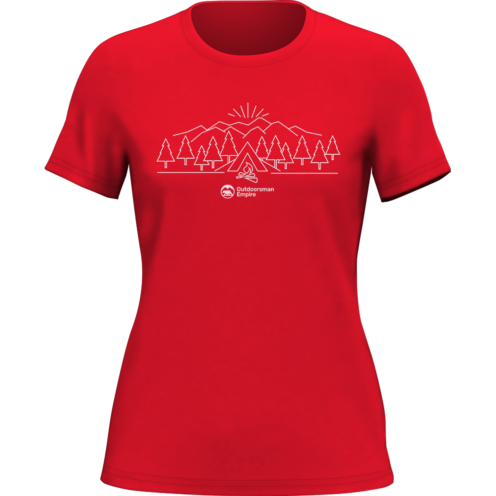Outdoorzees Women's Camping Triangles T-Shirt