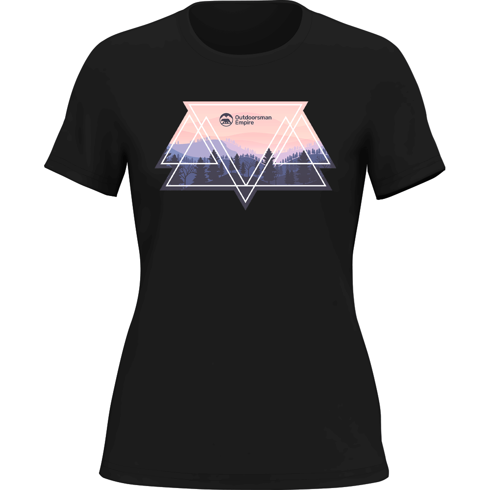 Outdoorzees Women's Camping Triangles T-Shirt