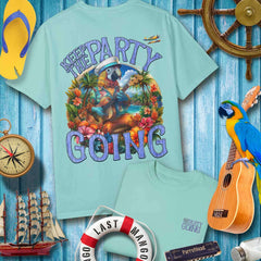 Unisex ParrotHead 🏝️ 'Keep The Party Going' T-Shirt