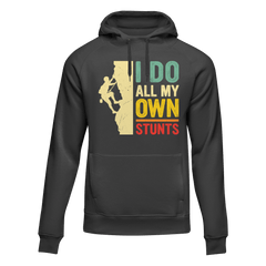 Outdoorzees Unisex 'I Do All My Own Stunts' Hoodie