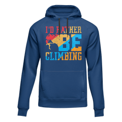 Outdoorzees Unisex 'I'd Rather Be Climbing' Hoodie