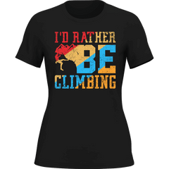 Outdoorzees Women's 'I'd Rather Be Climbing' T-Shirt