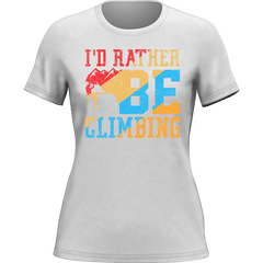 Outdoorzees Women's 'I'd Rather Be Climbing' T-Shirt
