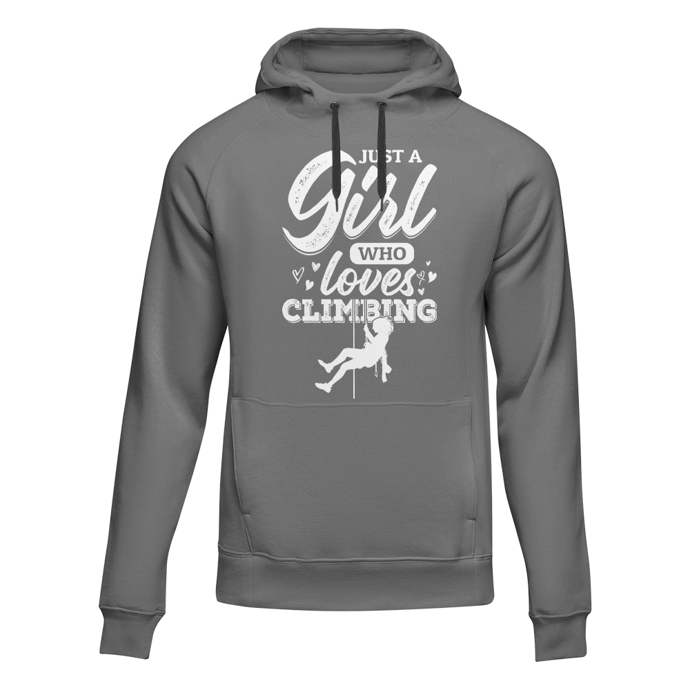 Outdoorzees Women's 'Just A Girl Who Loves Climbing' Hoodie