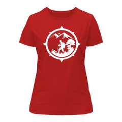 Outdoorzees Women's Hiking Mountain Compass T-Shirt