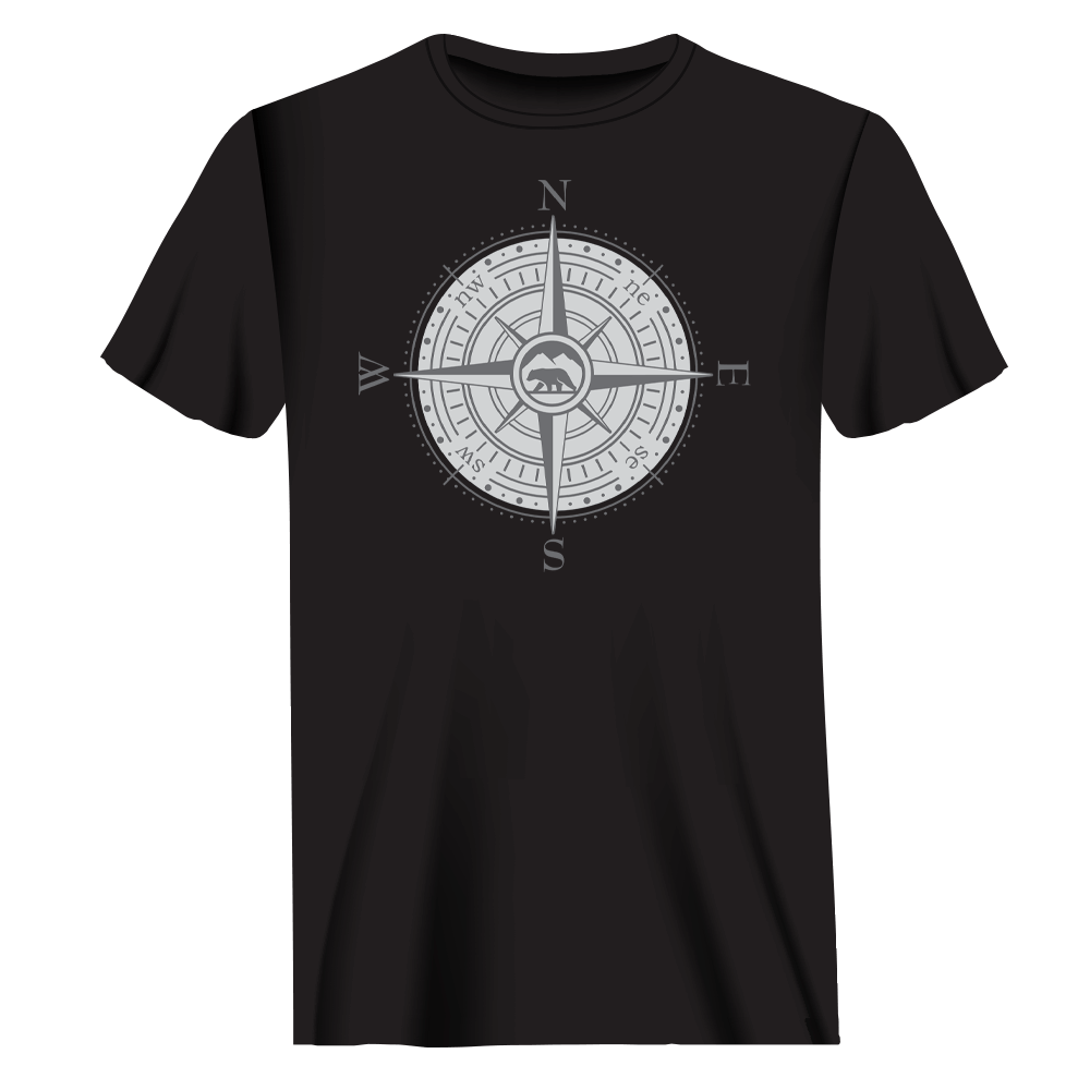 Outdoorzees Unisex Compass Camping T-Shirt